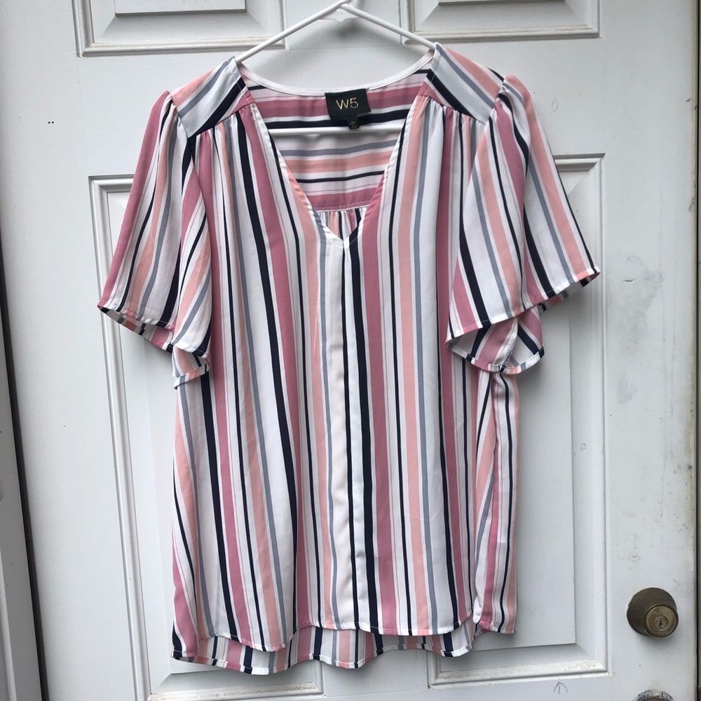 W5 Striped Blouse